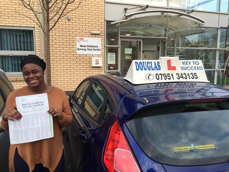 Douglas driving school pupil