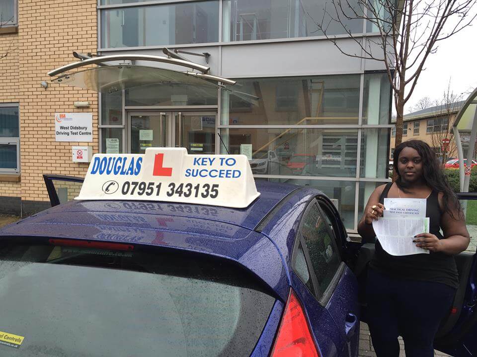 Douglas driving school pupil