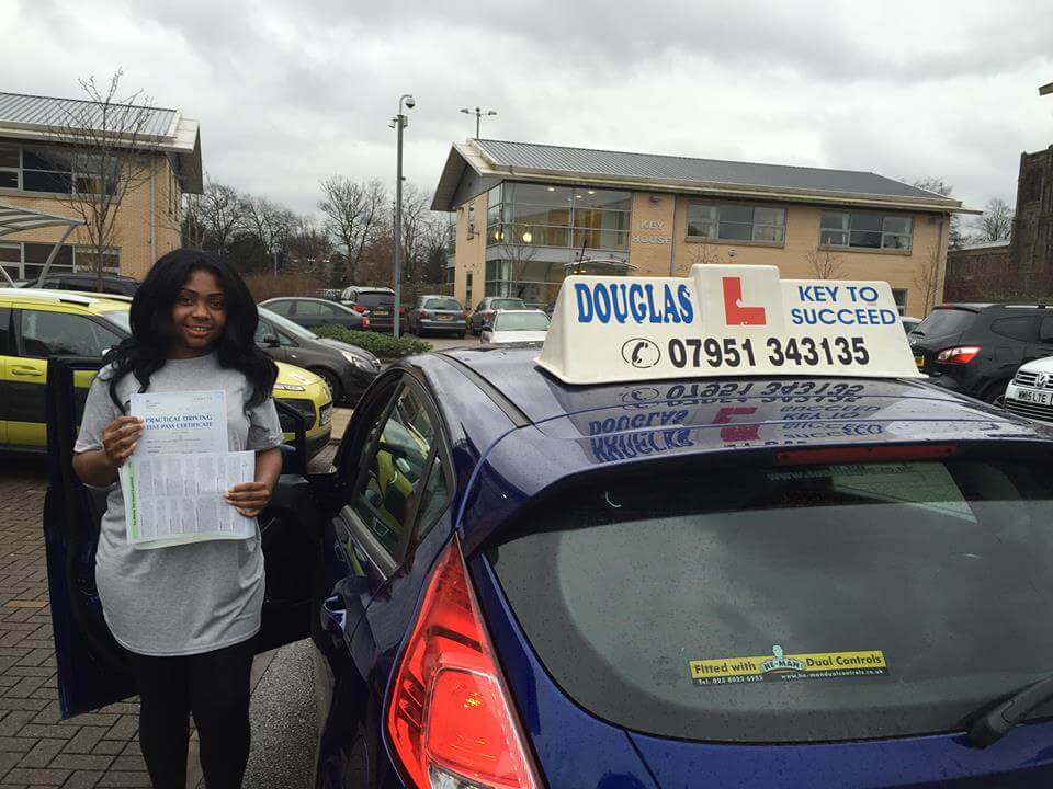 Douglas driving school pupil