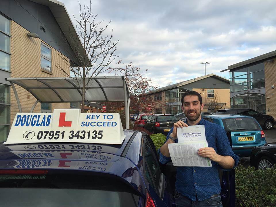 Douglas driving school pupil