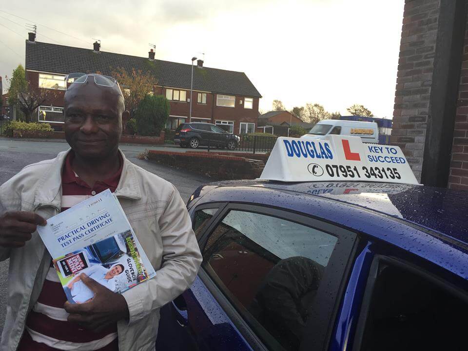 Douglas driving school pupil