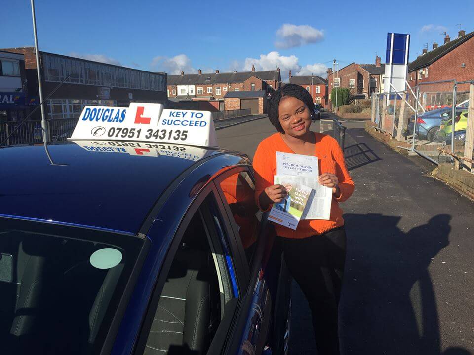 Douglas driving school pupil